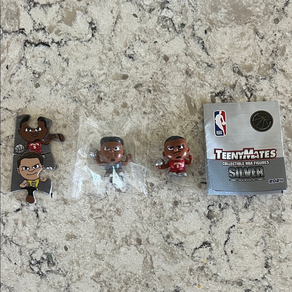 4/$14 Teenymates NBA Figures, Dejounte Murray & Zion Williamson, Pelicans, Hawks